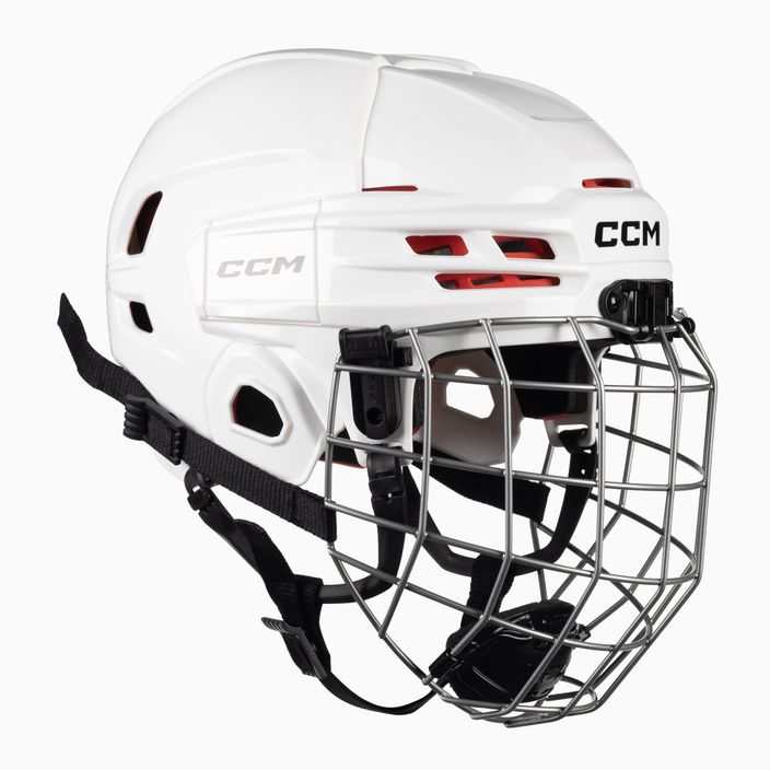 Casco da hockey per bambini CCM Tacks 70 Combo bianco
