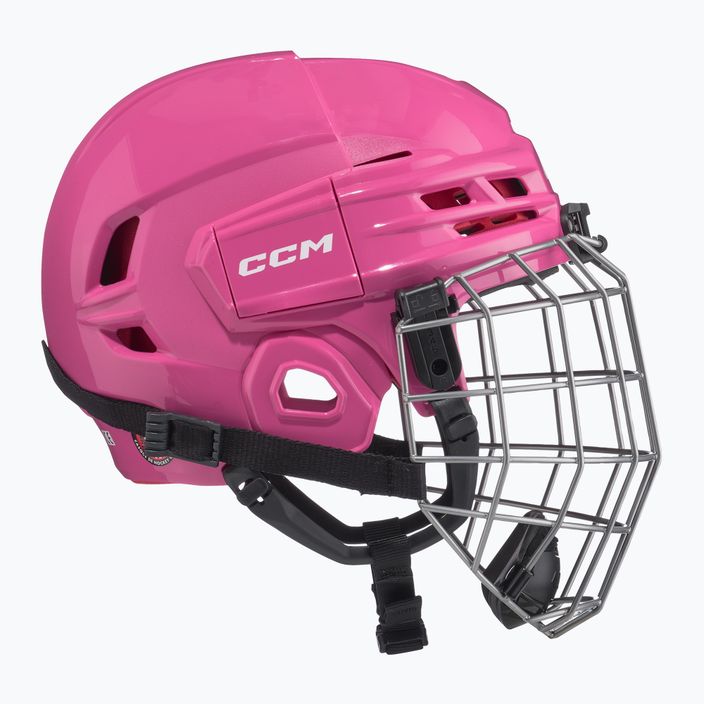 Casco da hockey per bambini CCM Tacks 70 Combo rosa 3