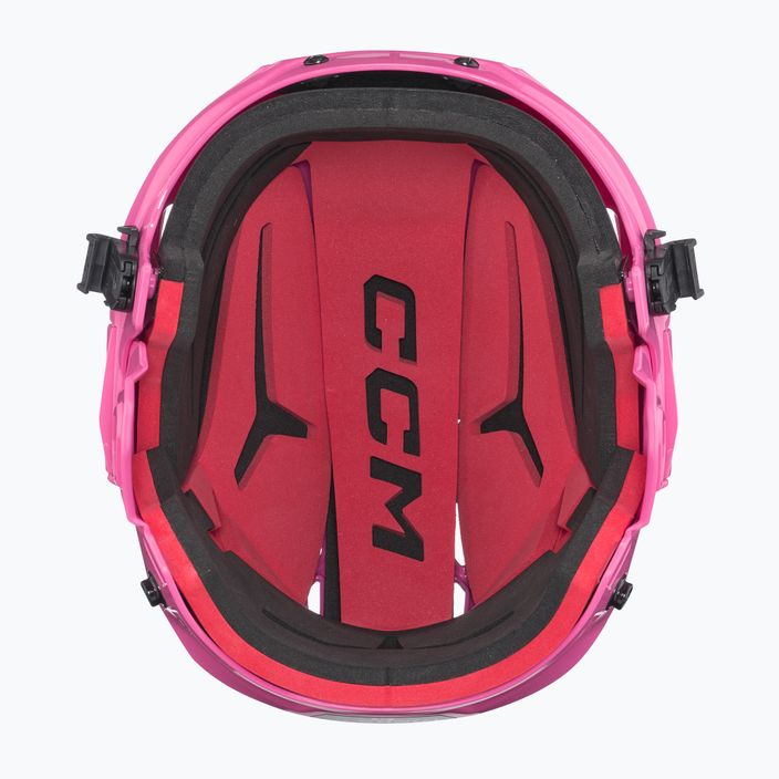 Casco da hockey per bambini CCM Tacks 70 Combo rosa 5