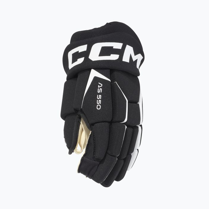 Guanti da hockey CCM Tacks AS-550 nero/bianco 7