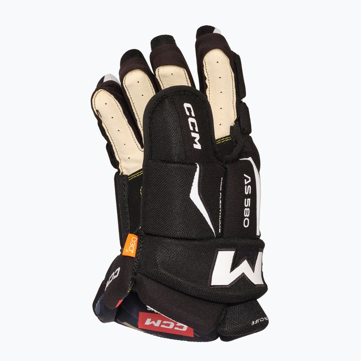 Guanti da hockey CCM Tacks AS-580 SR nero/bianco 3