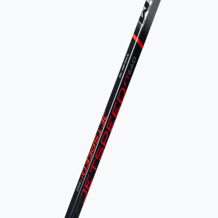 Bastone da hockey CCM JetSpeed FT660 SR nero 4