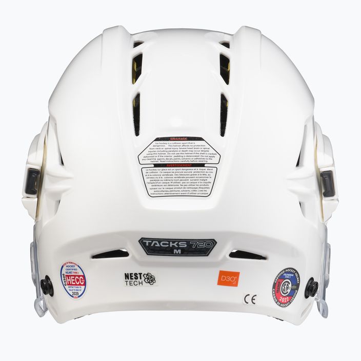 Casco da hockey CCM Tacks 720 bianco 4