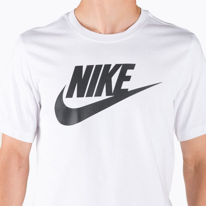 Maglietta Nike Sportswear da uomo bianco/nero 4