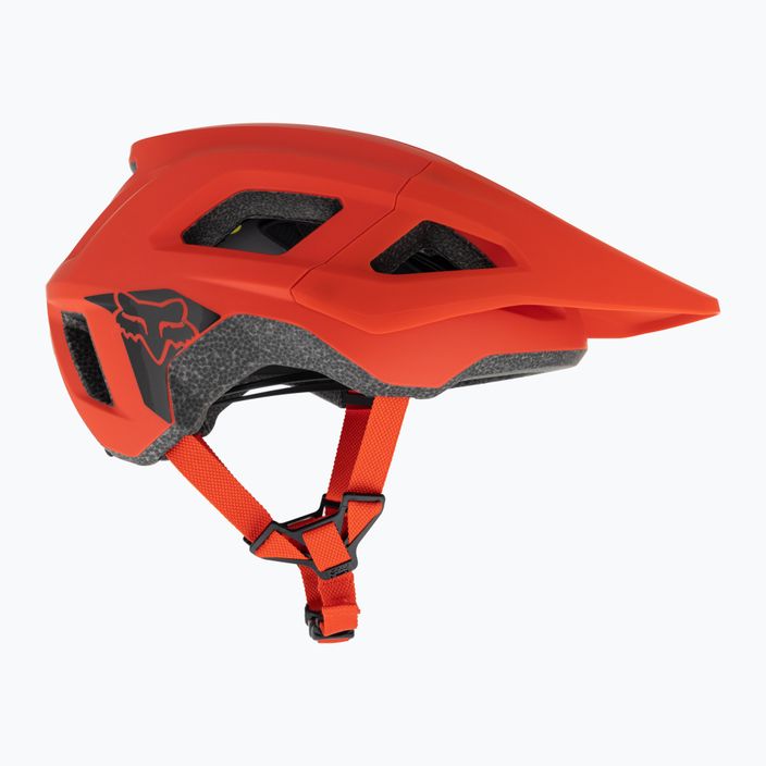 Fox Racing Mainframe Trvrs casco da bici rosso fluorescente 4