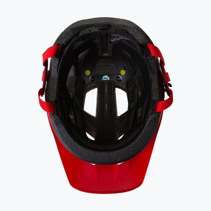 Fox Racing Mainframe Jr casco da bici per bambini rosso 5