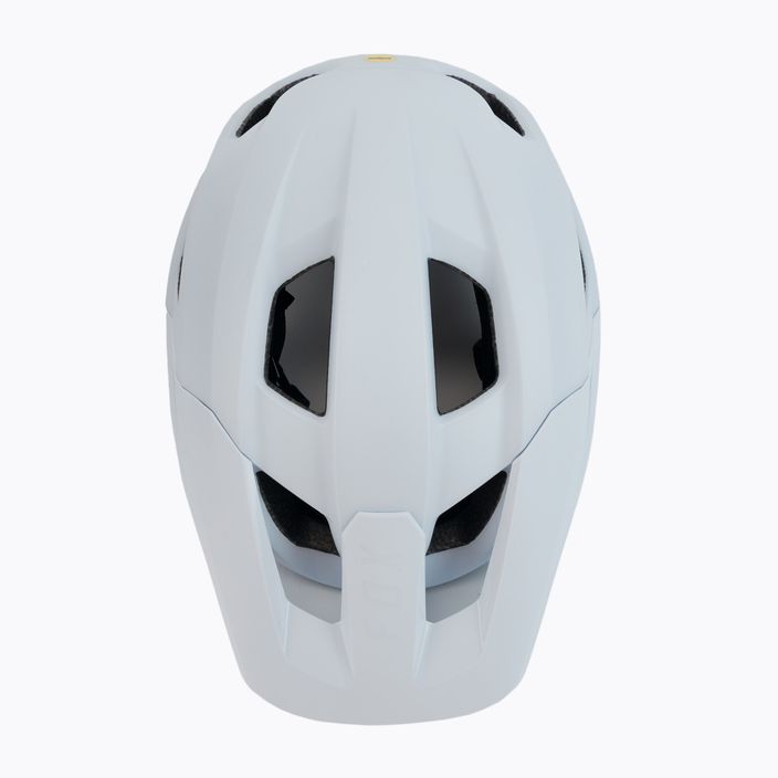 Fox Racing Mainframe Trvrs casco da bici bianco 6