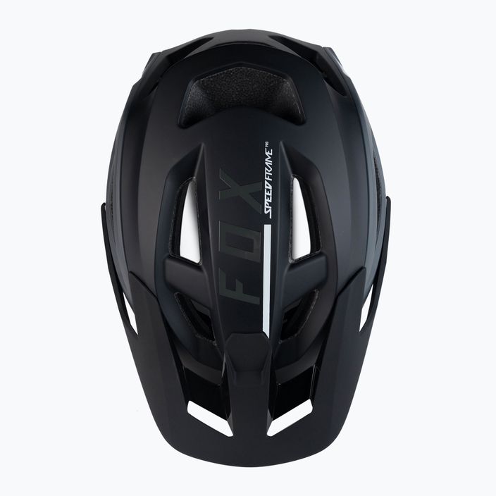 Fox Racing Speedframe Pro Blocked casco da bici nero 6