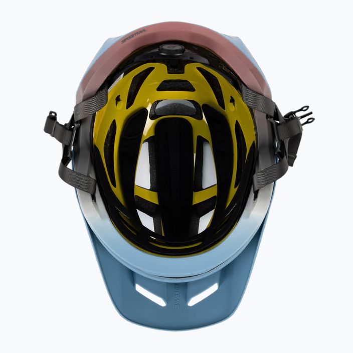 Fox Racing Speedframe casco bici Vinish blu polvere 5