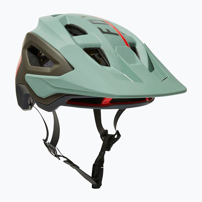 Fox Racing Speedframe Pro Blocked casco da bici in eucalipto 9