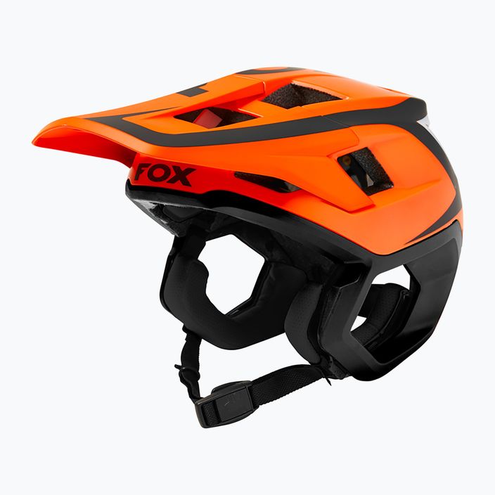 Casco da bici Fox Racing Dropframe Pro Dvide arancione 9