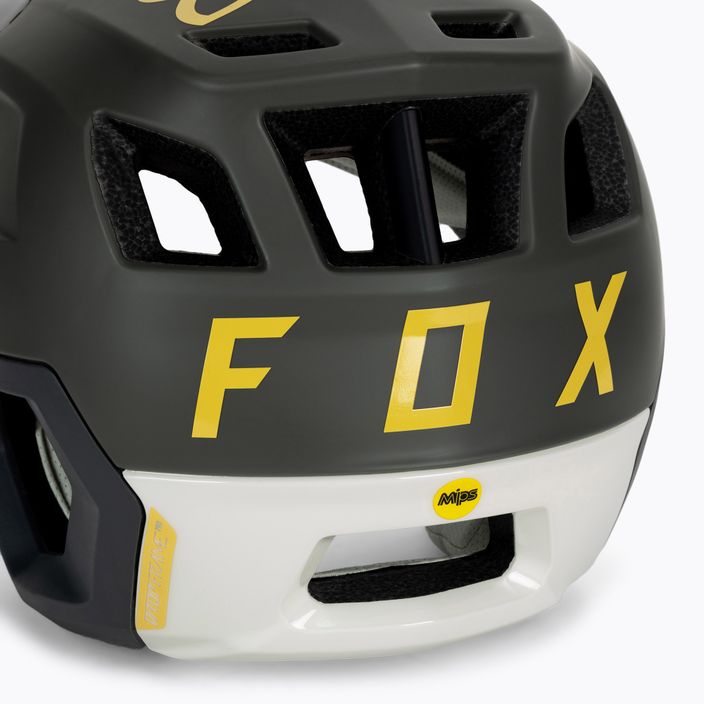 Fox Racing Dropframe Pro CE casco da bicicletta verde oliva 8