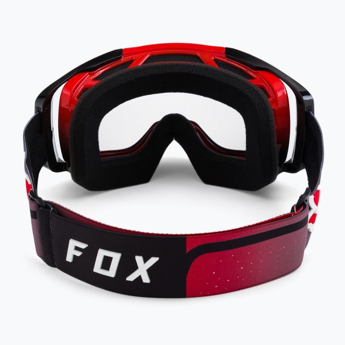 Occhiali da ciclismo Fox Racing Airspace Vizen fluo/rosso 3