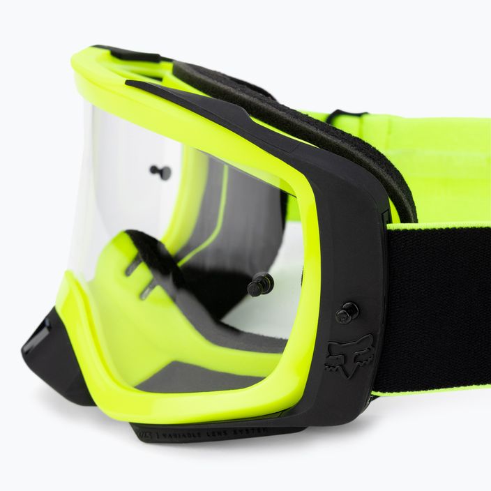 Occhiali da ciclismo Fox Racing Airspace Xpozr giallo fluorescente 5