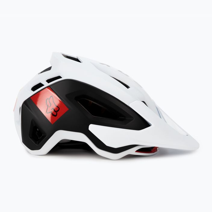 Fox Racing Speedframe Pro Blocked casco da bici bianco/nero 3