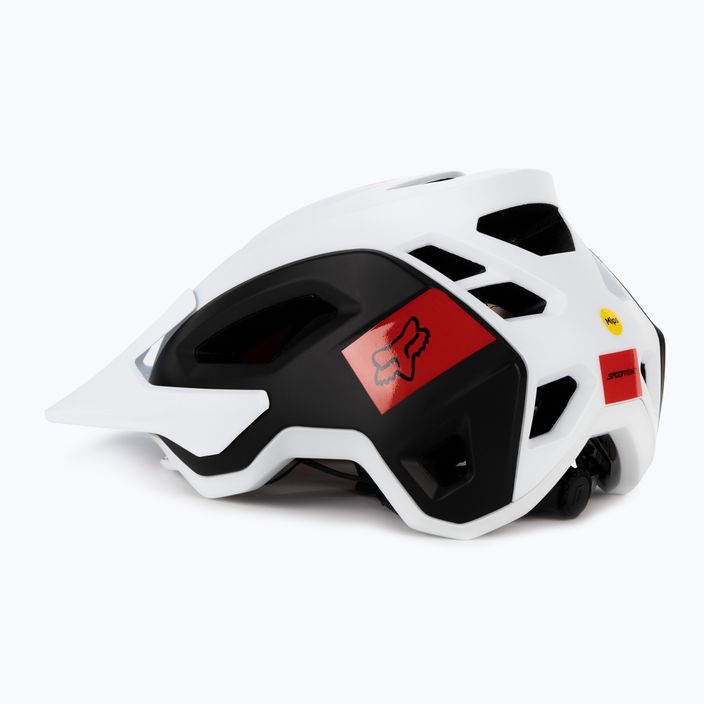 Fox Racing Speedframe Pro Blocked casco da bici bianco/nero 4