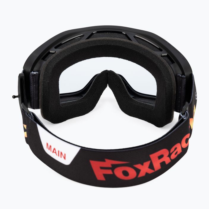 Fox Racing Main Statk+ nero/rosso/fumo occhiali da ciclismo 3