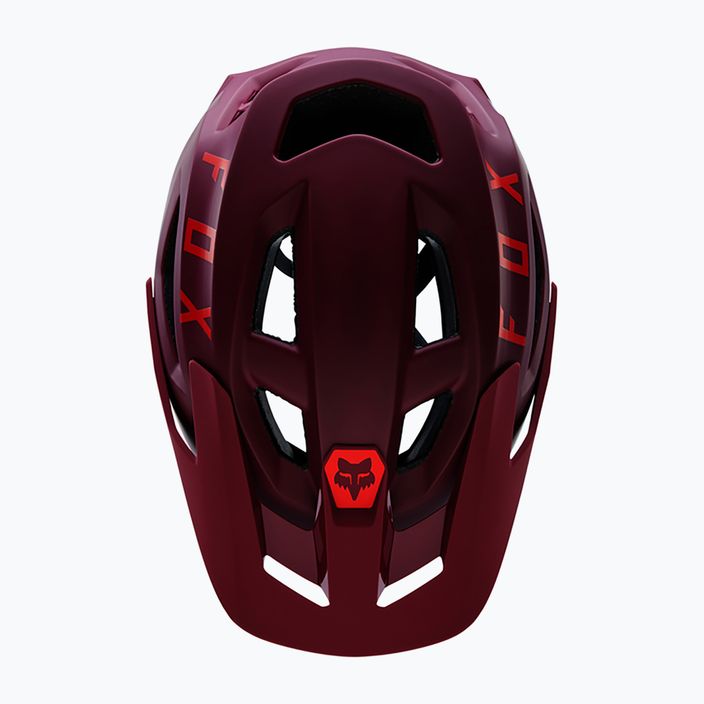 Casco da bicicletta Fox Racing Speedframe CE bordeaux 5