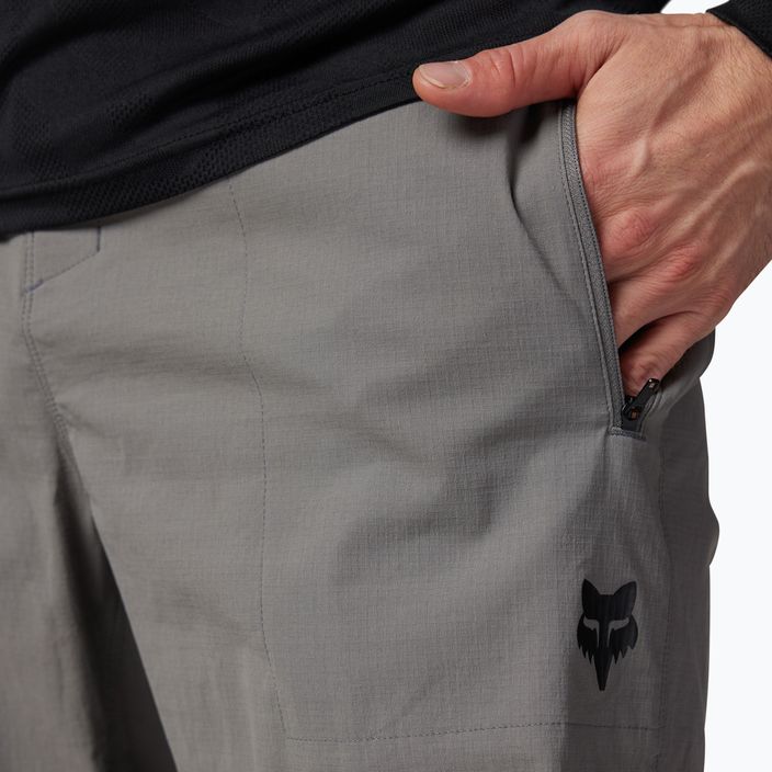 Pantaloncini da ciclismo Fox Racing Ranger 2024 peltro da uomo 3