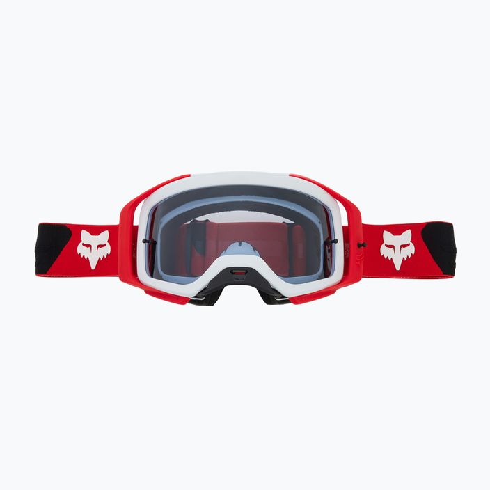 Occhiali da ciclismo Fox Racing Airspace Core rosso fluorescente/fumé 6