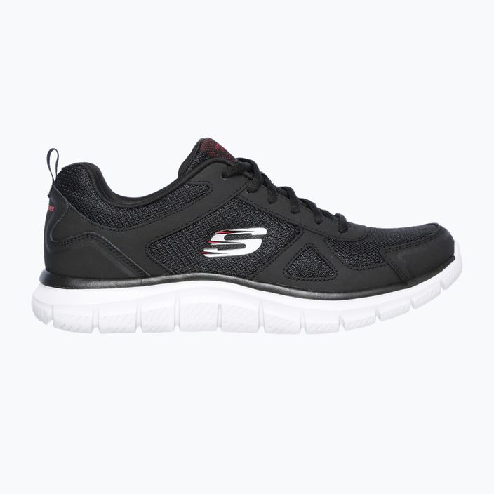 SKECHERS Track Scrolic scarpe da uomo nero/rosso 12