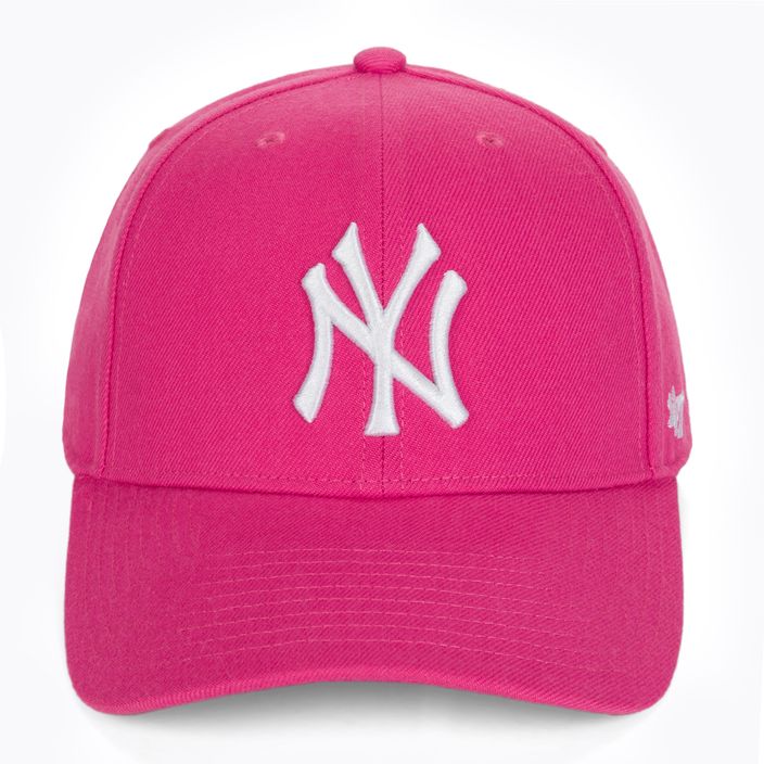 47 Brand MLB New York Yankees MVP SNAPBACK magenta berretto da baseball 4
