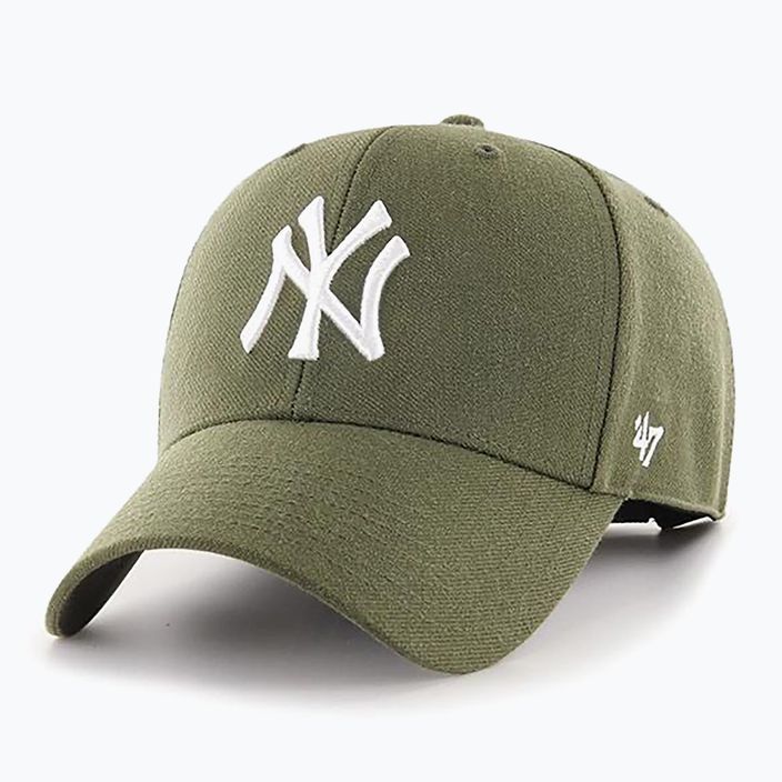 47 Brand MLB New York Yankees MVP SNAPBACK berretto da baseball in sandalo 5