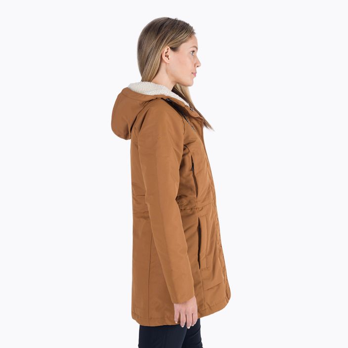 Giacca invernale Columbia South Canyon Sherpa Lined camel brown da donna 2