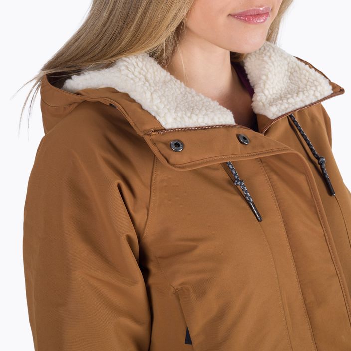 Giacca invernale Columbia South Canyon Sherpa Lined camel brown da donna 4