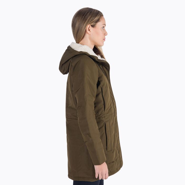 Columbia giacca invernale donna South Canyon Sherpa Foderato verde oliva 2