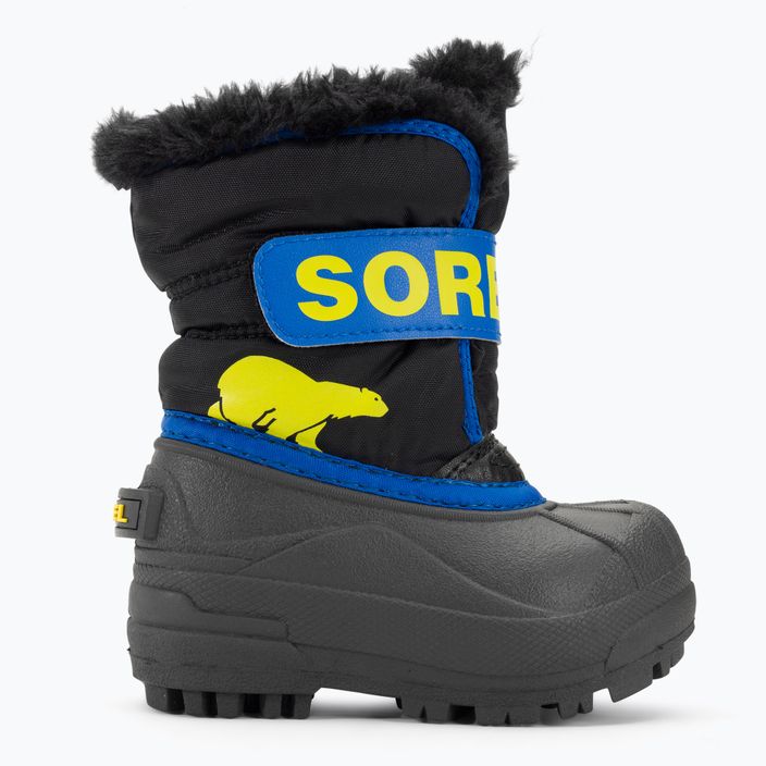 Sorel Snow Commander, stivali da neve per bambini, nero/super blu 2