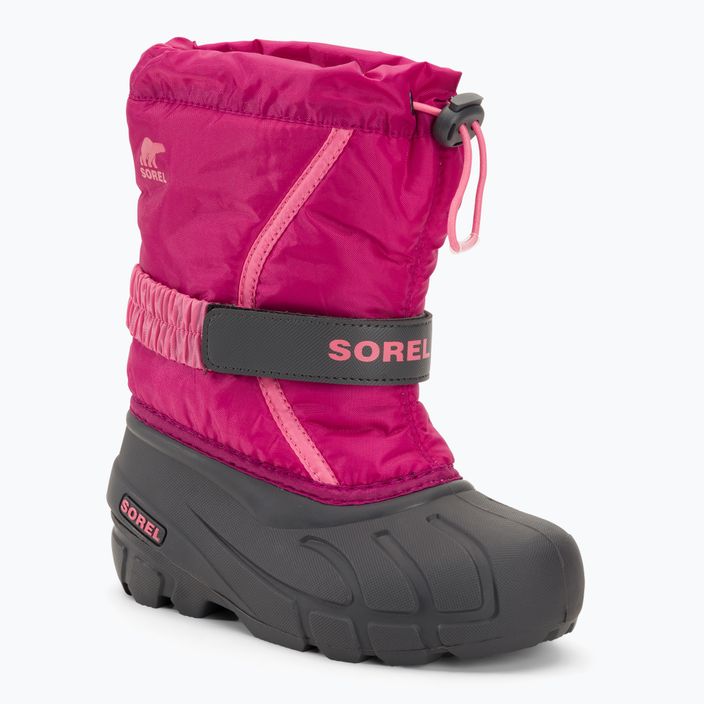 Sorel Flurry Dtv, stivali da neve per bambini di colore rosa scuro/tropicale