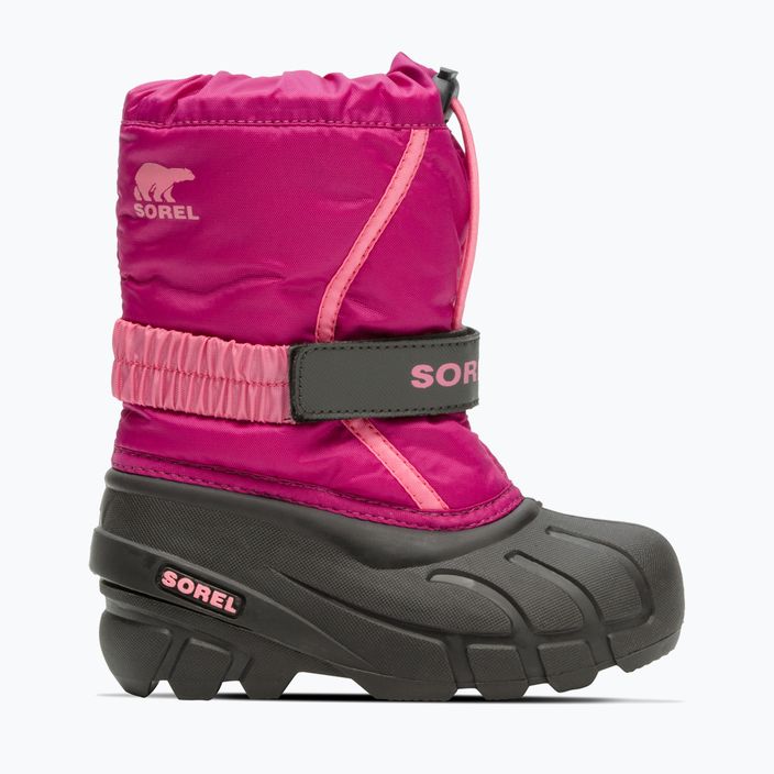 Sorel Flurry Dtv, stivali da neve per bambini di colore rosa scuro/tropicale 7