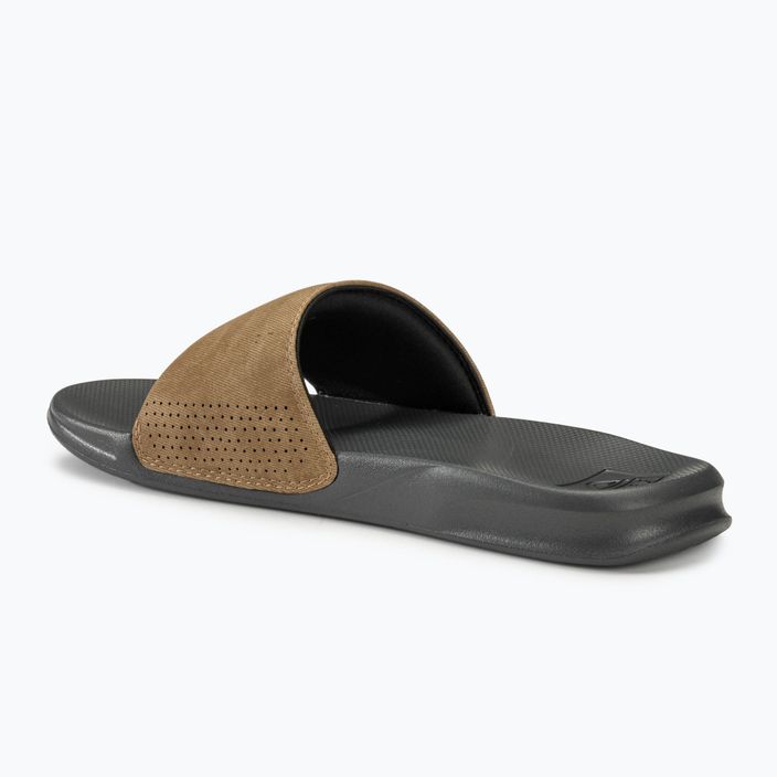 Ciabatte REEF One Slide grigio/tan da uomo 3