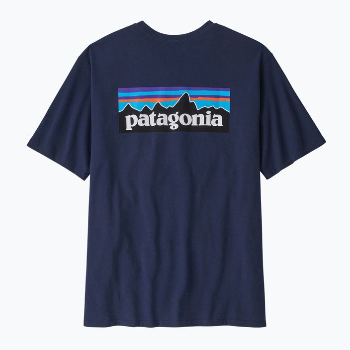Maglietta da trekking Patagonia P-6 Logo Responsibili-Tee classic navy da uomo 6
