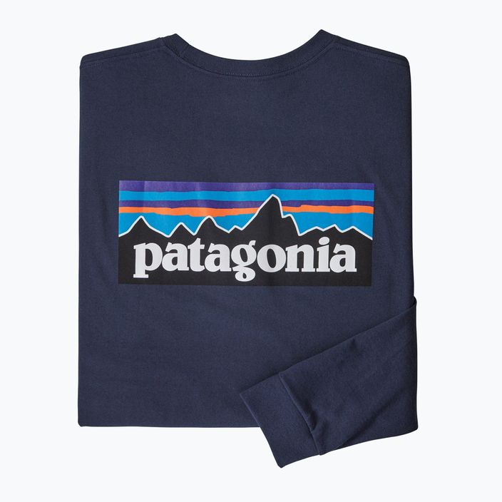 Patagonia P-6 Logo Responsibili classic navy trekking longsleeve da uomo 6