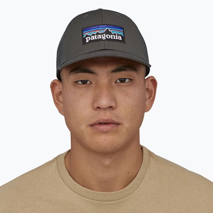 Cappello da baseball Patagonia P-6 Logo LoPro Trucker grigio fucina 2