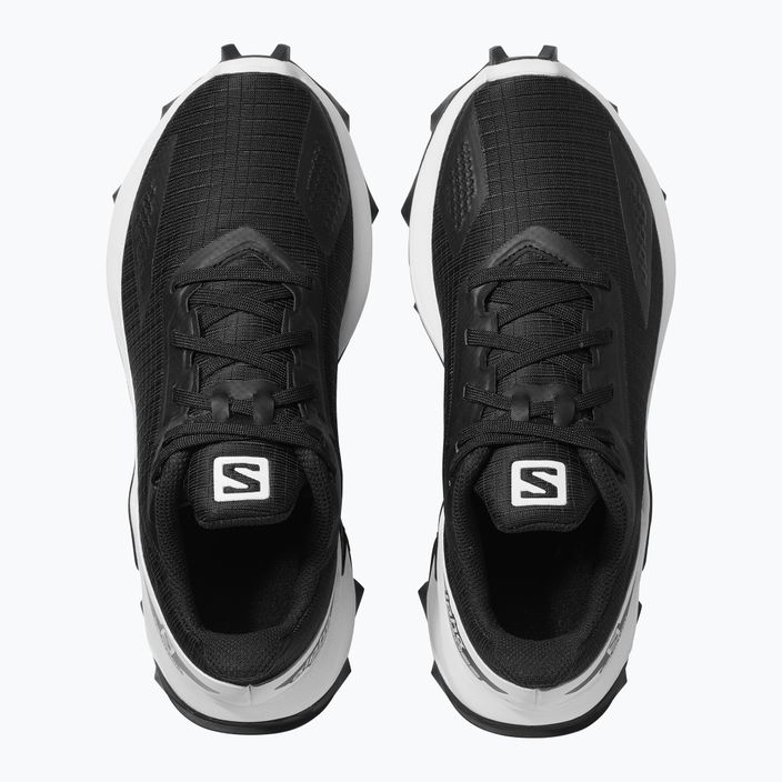 Salomon Alphacross Blast scarpe da corsa per bambini nero/bianco/nero 12