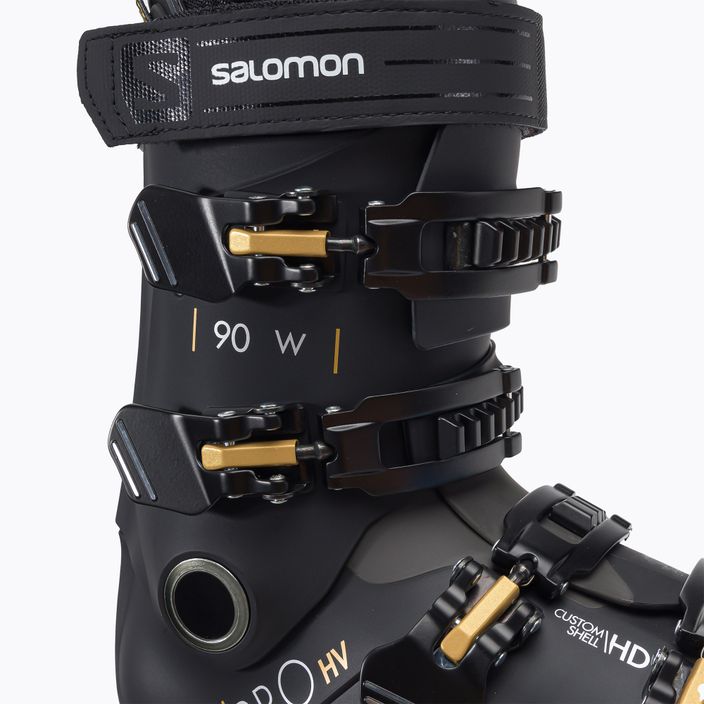 Scarponi da sci da donna Salomon S/Pro HV 90 GW nero/belluga/oro 6