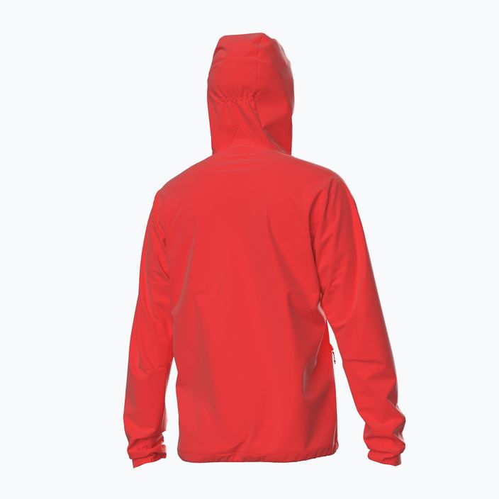 Salomon Essential WP 2.5L giacca da pioggia da uomo rosso fuoco 3