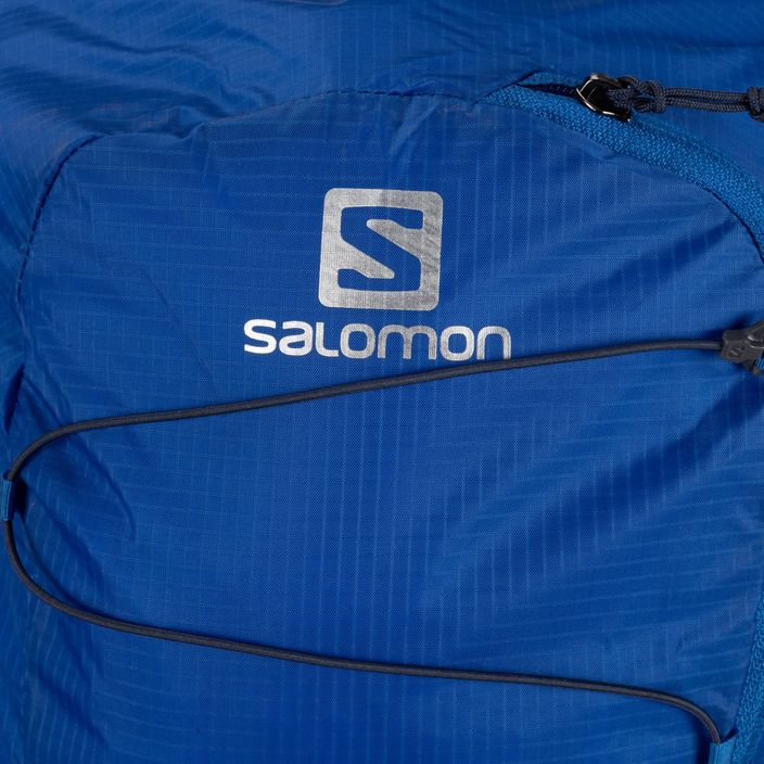 Salomon Active Skin 8 set gilet da corsa blu nautico/indaco umido 5