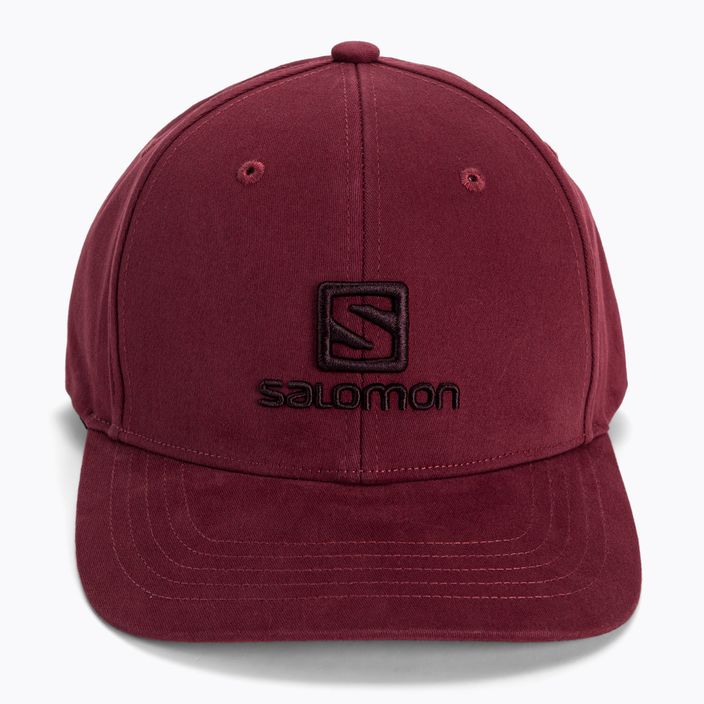 Cappello da baseball Salomon Logo cabernet 4