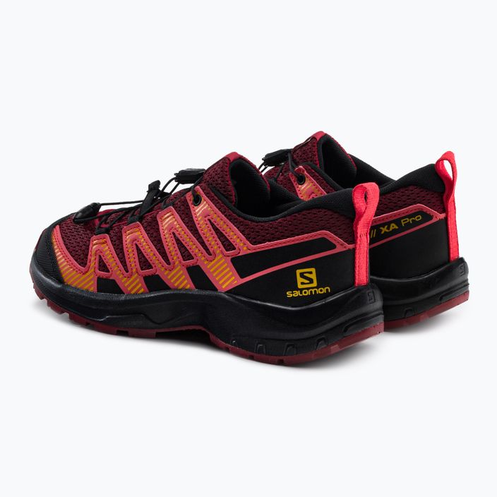 Salomon XA Pro V8, scarpe da corsa per bambini, dalia/nero/pordo 3