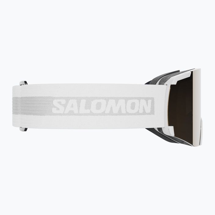 Salomon S/View occhiali da sci bianco/oro flash 7