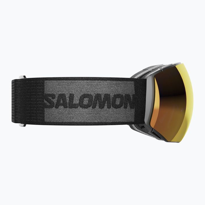 Salomon Radium Prime Photo occhiali da sci nero/sigma photo poppy red/sigma apricot multi 7