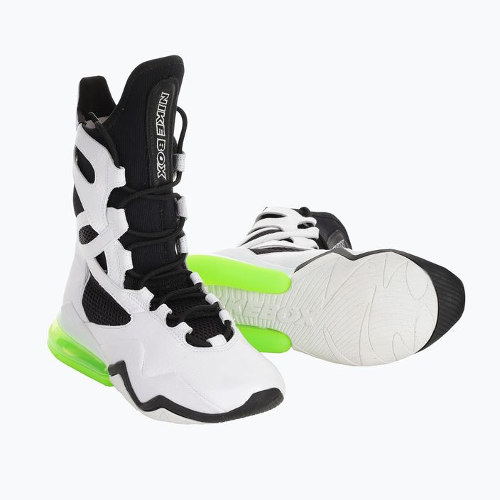 Scarpe Nike Air Max Box donna bianco/nero/verde elettrico 14