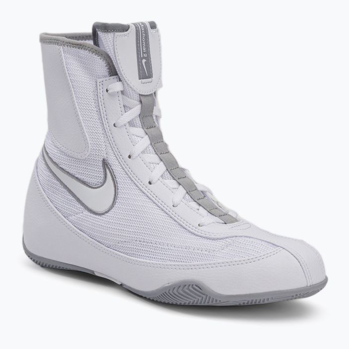 Scarpe da boxe Nike Machomai bianco/grigio lupo