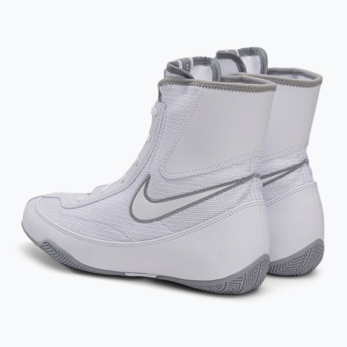 Scarpe da boxe Nike Machomai bianco/grigio lupo 3