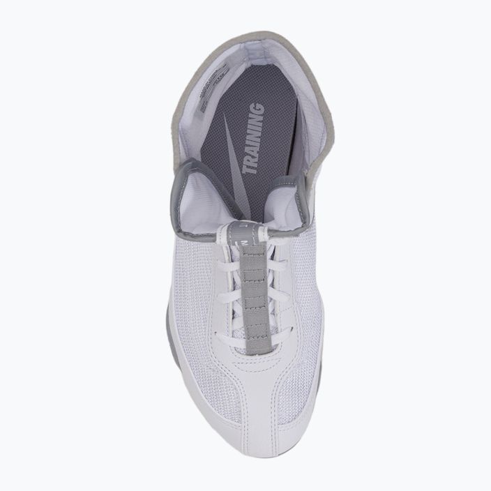 Scarpe da boxe Nike Machomai bianco/grigio lupo 6