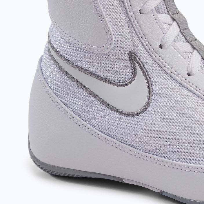 Scarpe da boxe Nike Machomai bianco/grigio lupo 8